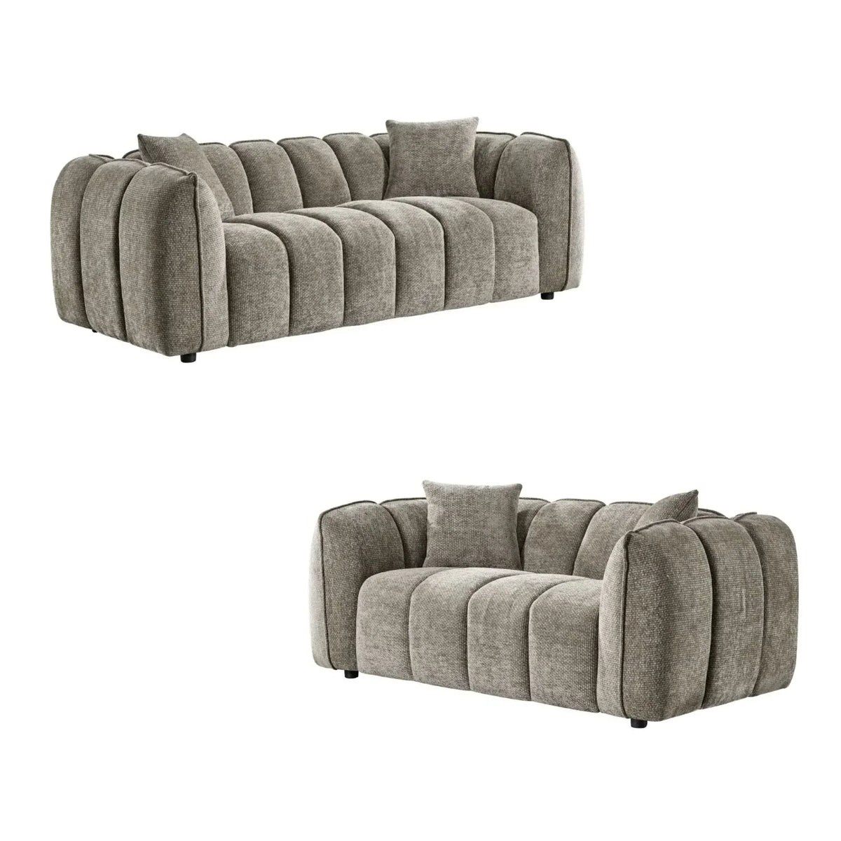 Venice Sofa Set In Mocha