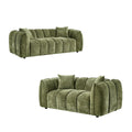 Venice Sofa Set In Olive Green