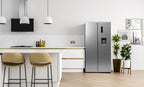 430L American Style Fridge Freezer in Silver